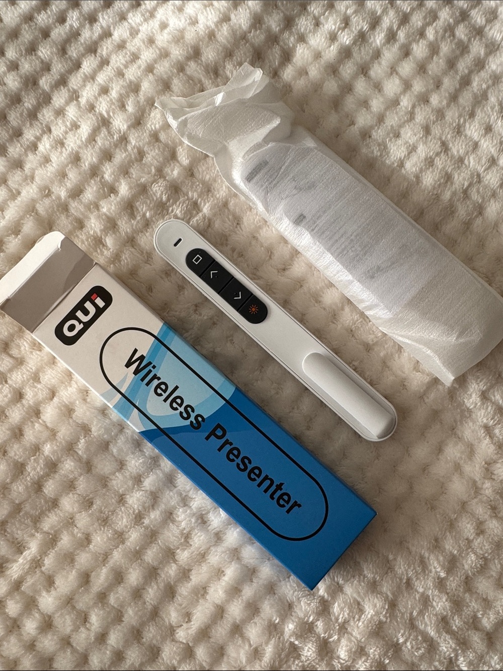 🖱️ 🆕QUI Wireless Presentation Clicker | PPT Presenter Remote with Laser Pointer